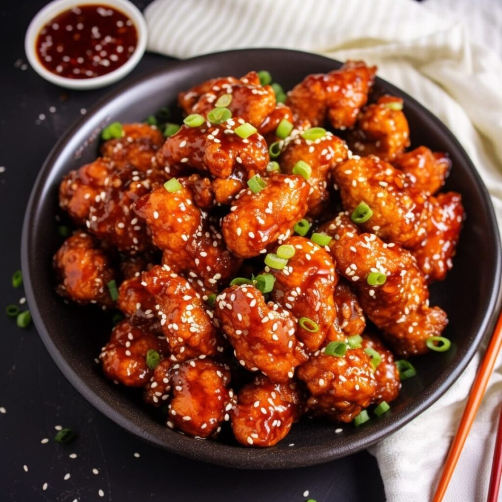 Spicy Honey Garlic Chicken thighs
